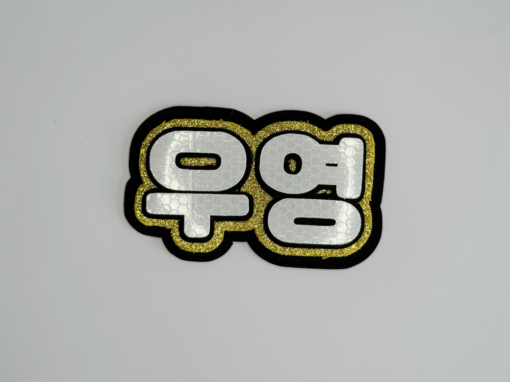 ATEEZ Wooyoung Altın Nameboard - Simli
