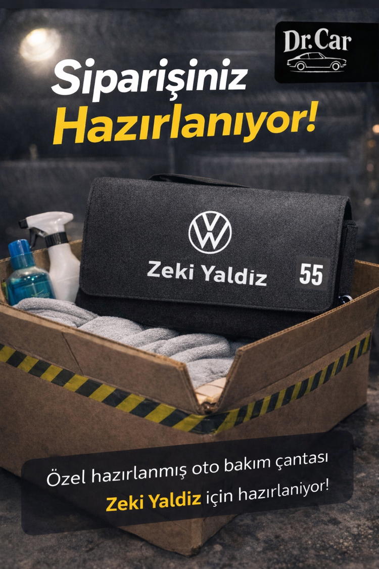Dr.Car KİŞİYE ÖZEL BASKILI OTO BAKIM ÇANTASI 
