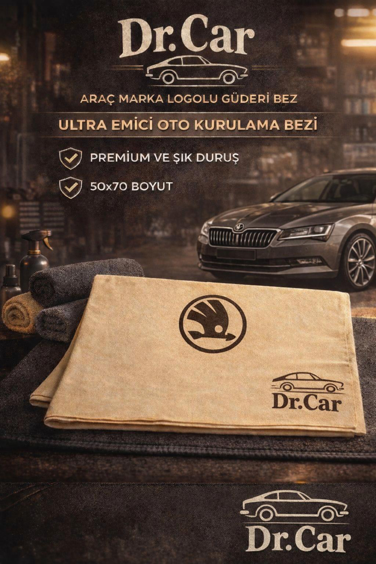 SKODA GÜDERİ BEZ 50x70