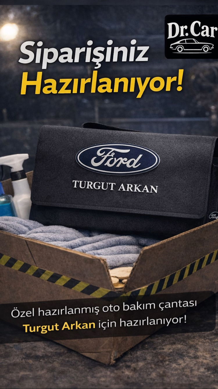 Dr.Car KİŞİYE ÖZEL BASKILI OTO BAKIM ÇANTASI 