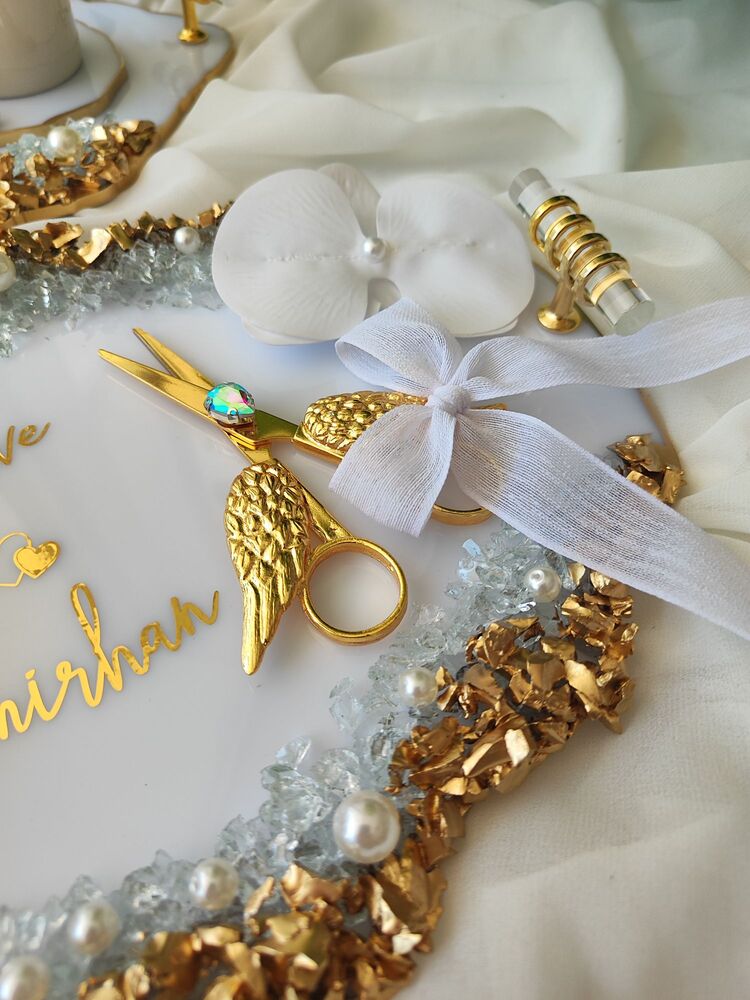 Çift istiridyeli Muhteşem set