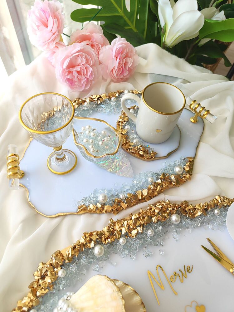 Çift istiridyeli Muhteşem set