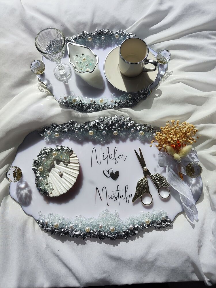 Gümüş Doğal istiridyeli muhteşem set