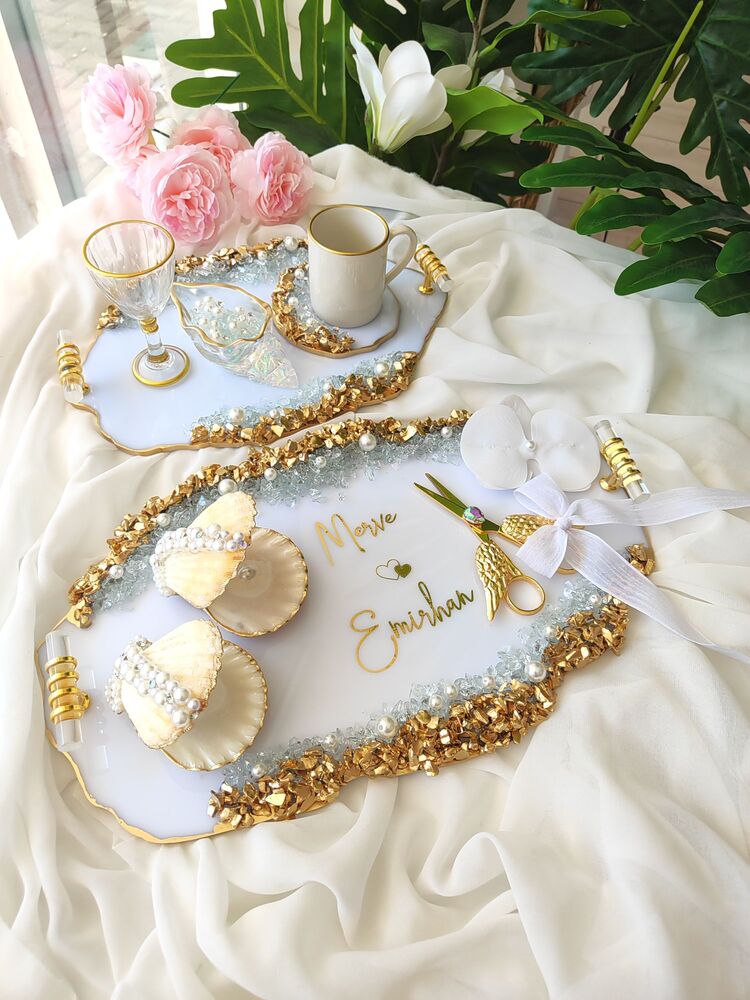 Çift istiridyeli Muhteşem set