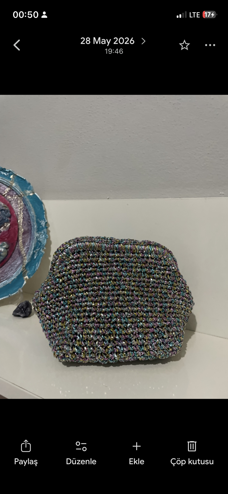 Mini metalik clutch 