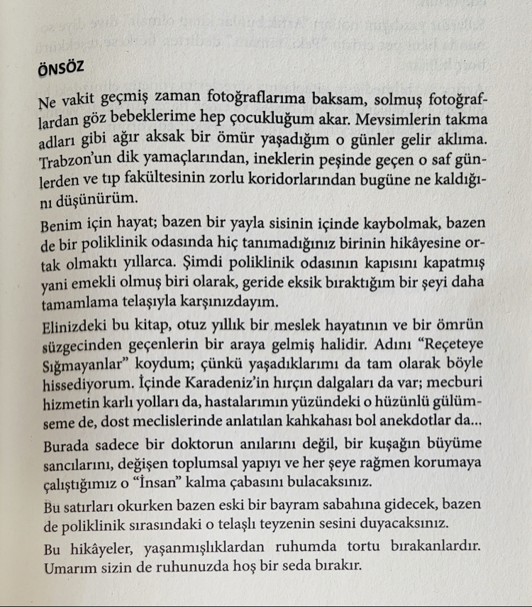 Reçeteye Sığmayanlar