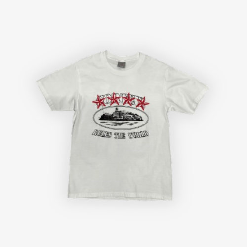Corteiz T-Shirt Beyaz/Kırmızı