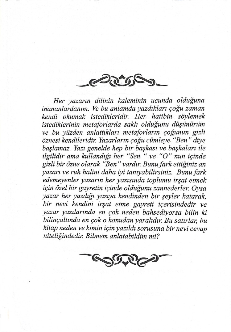 SADIRDAN SATIRA KELAMDAN KALEME