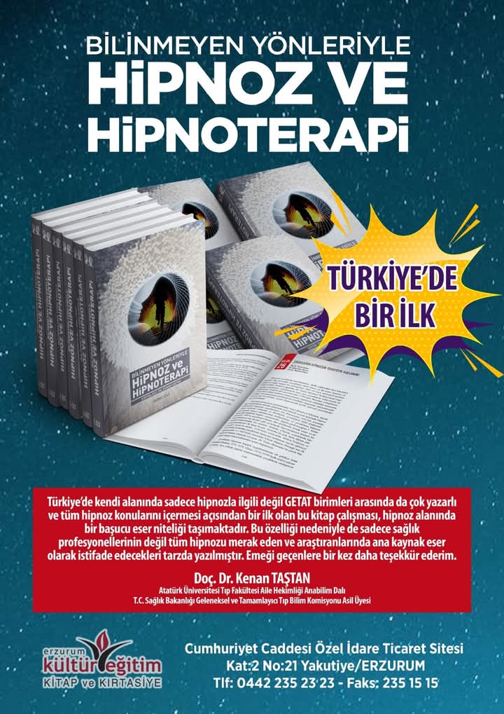 BİLİNMEYEN YÖNLERİYLE HİPNOZ VE HİPNOTERAPİ (KİTAP)