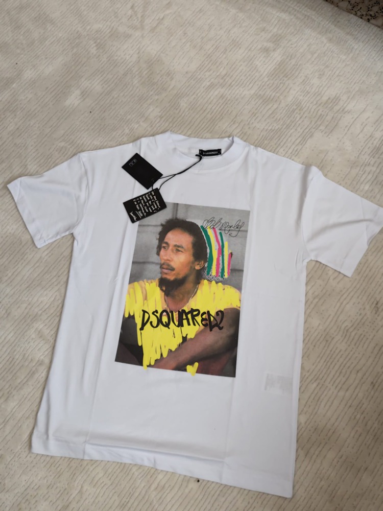 DSQUARED2 Bob Marley Beyaz T-Shirt