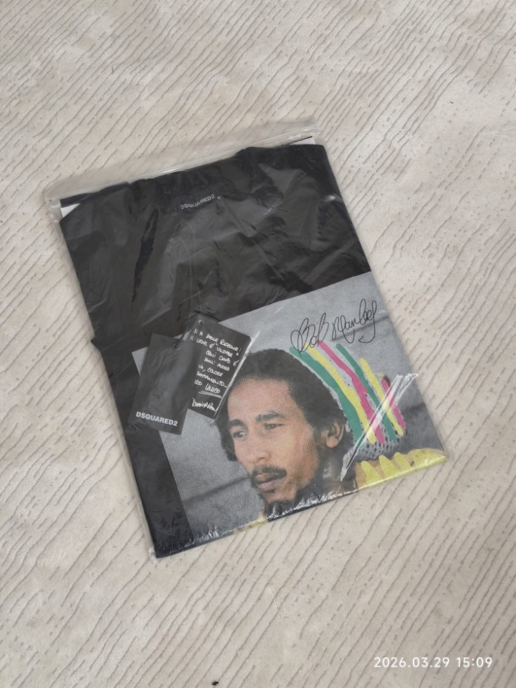 DSQUARED2 Bob Marley Siyah T-Shirt