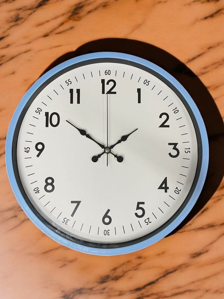 36cm Mavi Duvar Saati