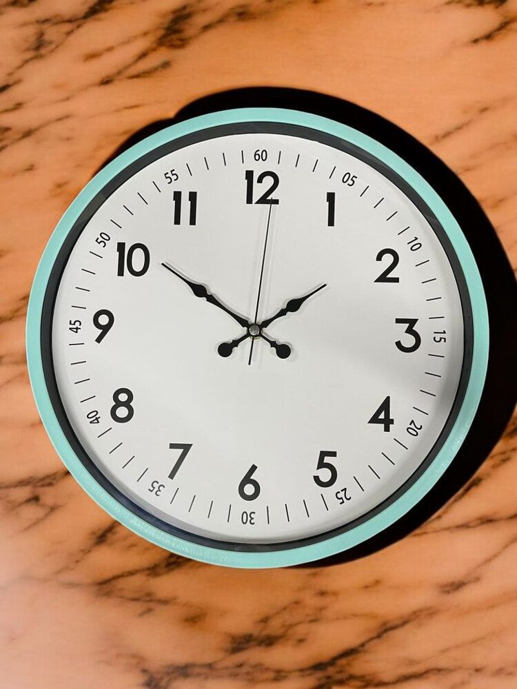 36cm Yeşil Duvar Saati