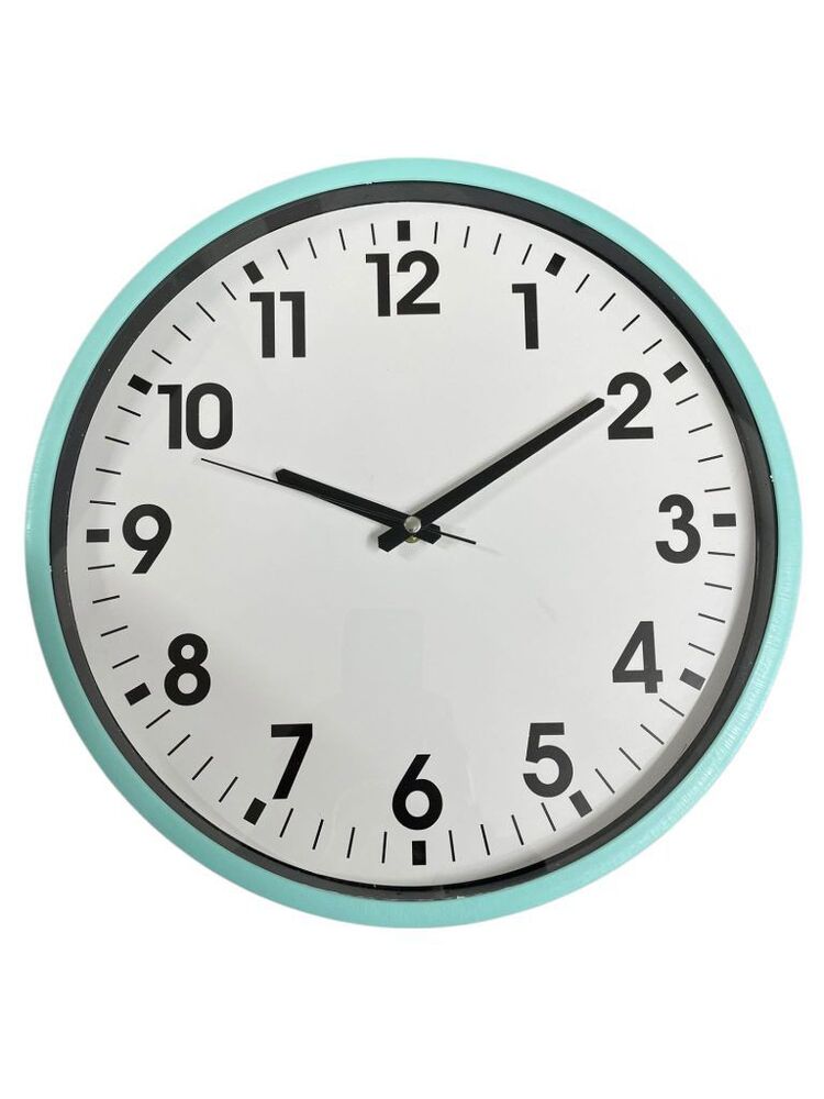 36cm Yeşil Duvar Saati