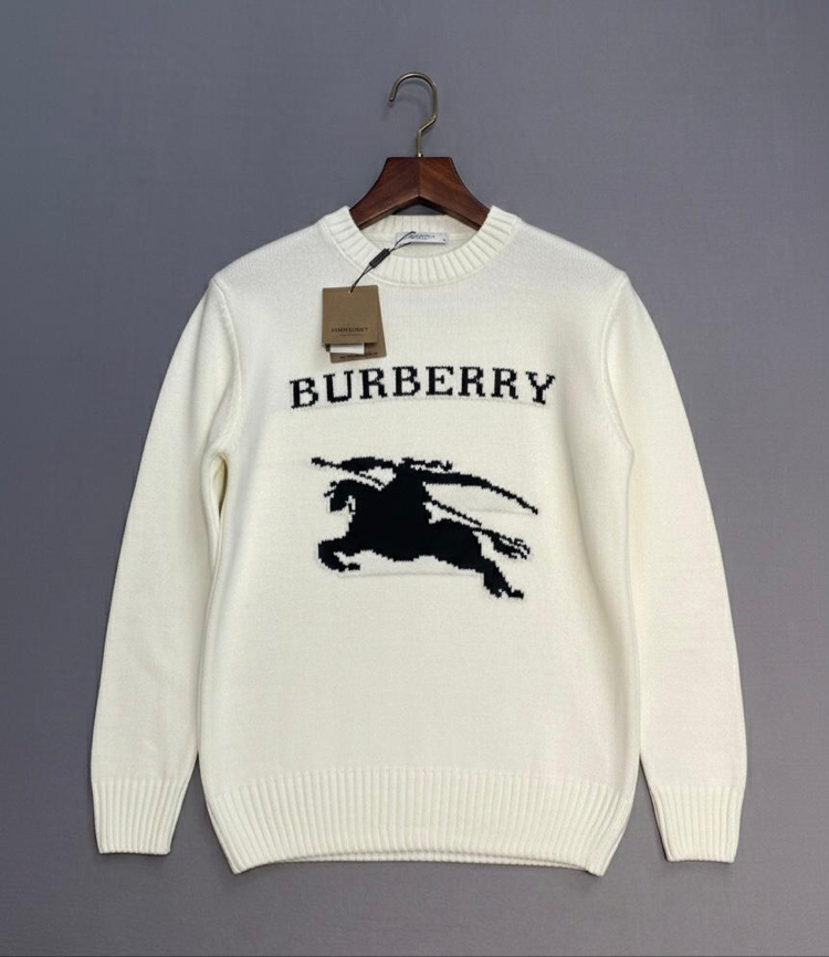 Burberry Işlemeli Triko Kazak (Unısex)