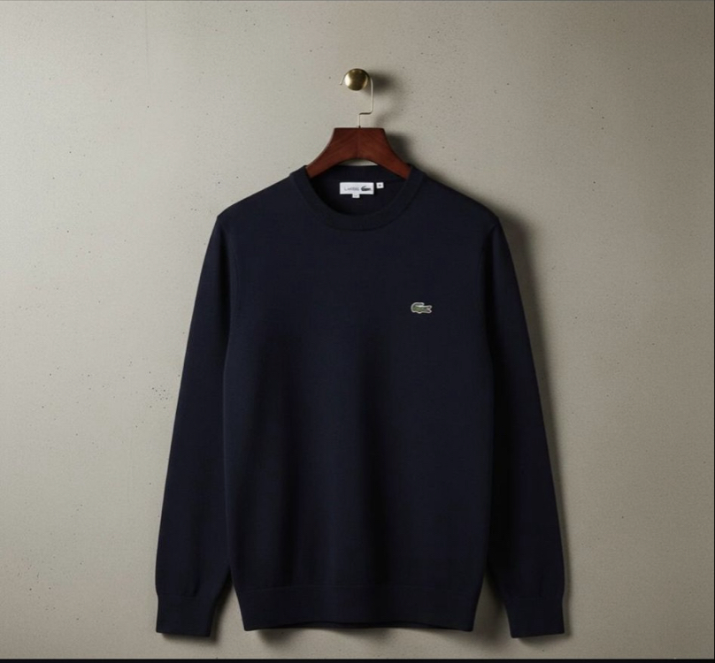 LACOSTE LACİVERT TRİKO KAZAK