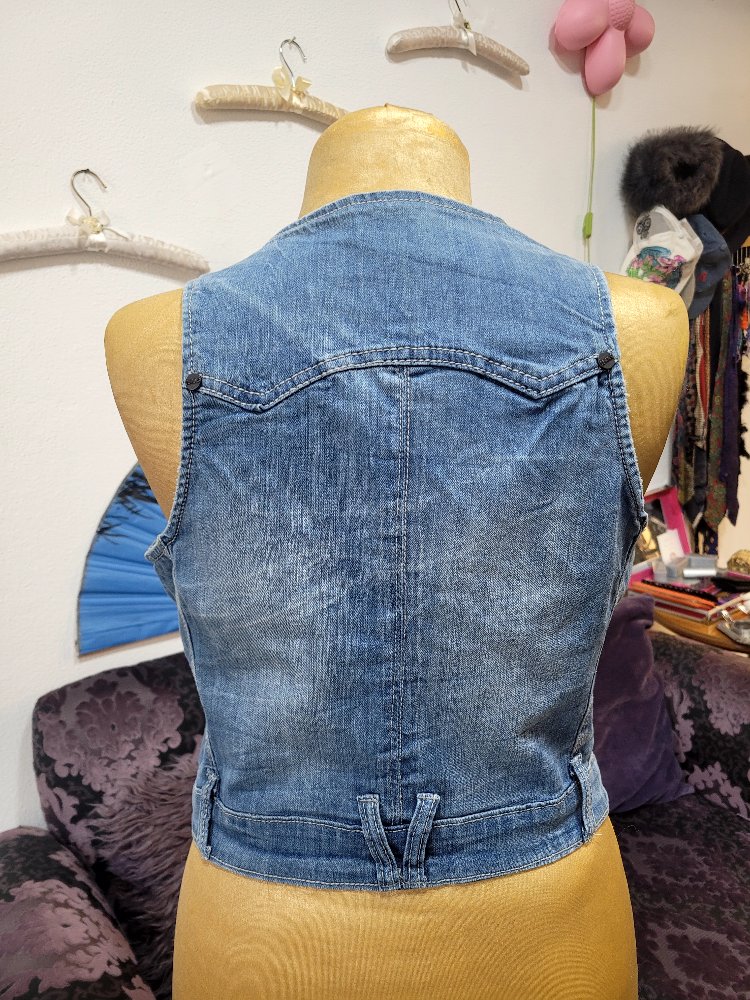 Denim Vest • kot yelek