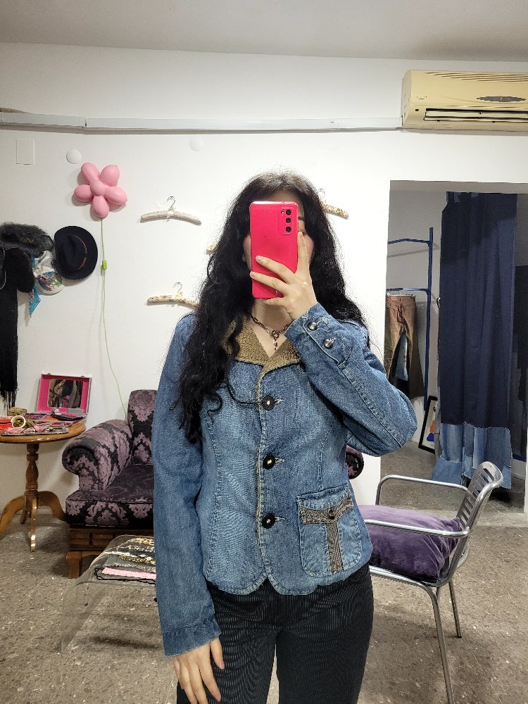 Jean Jacket with Fur