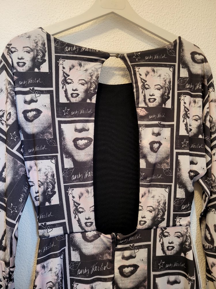 Marilyn Monroe Desenli Elbise