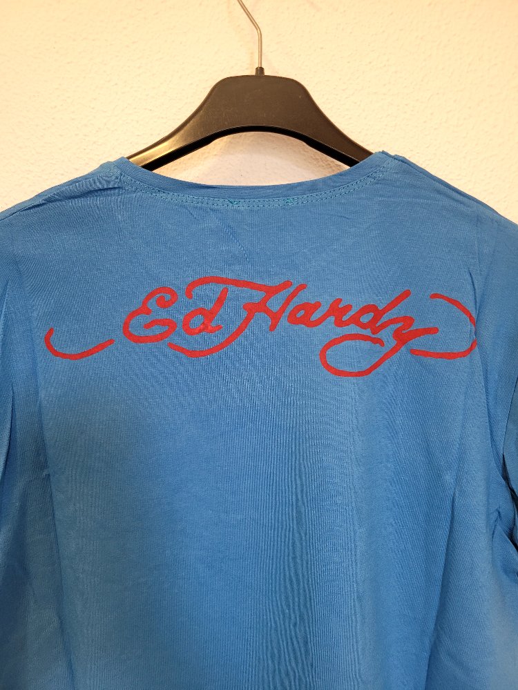 Blue Ed Hardy Tshirt