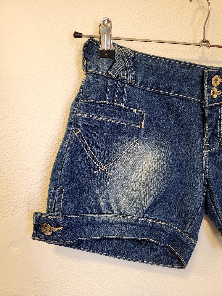 Mini denim şort