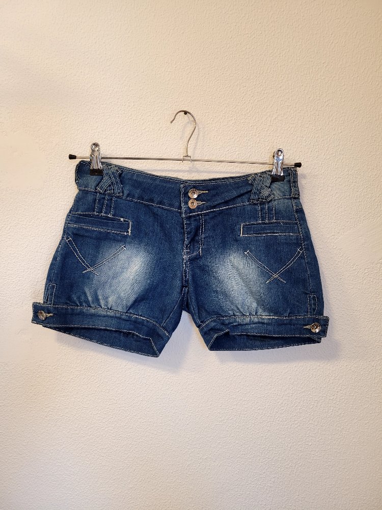 Mini denim şort
