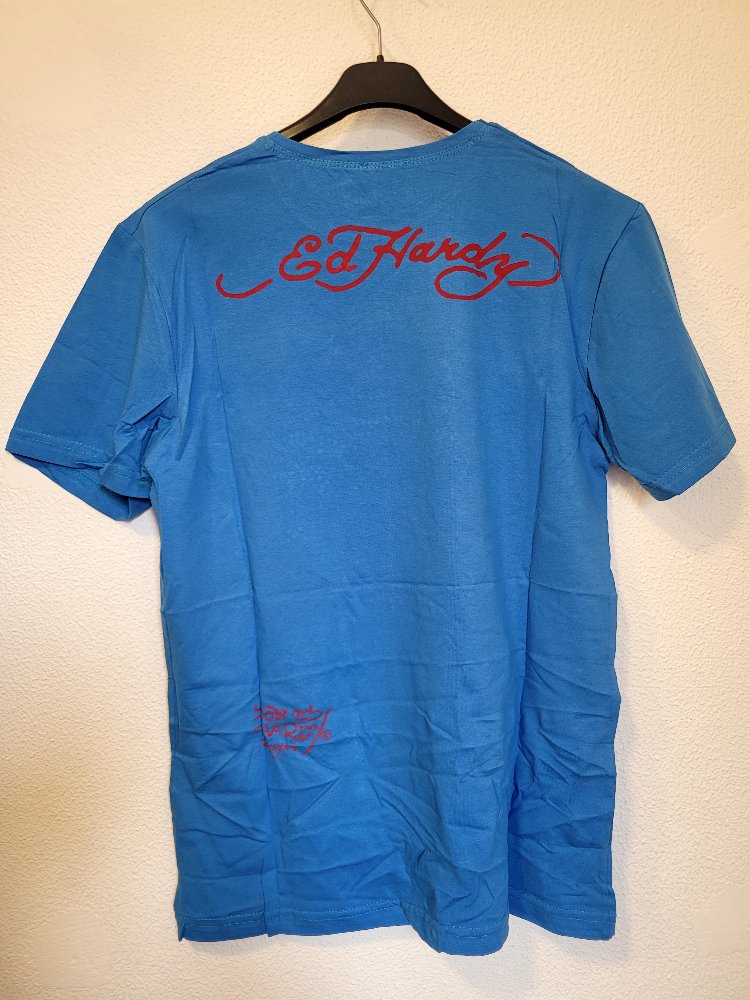 Blue Ed Hardy Tshirt