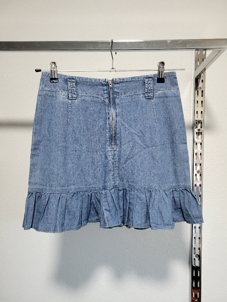 Light denim skirt