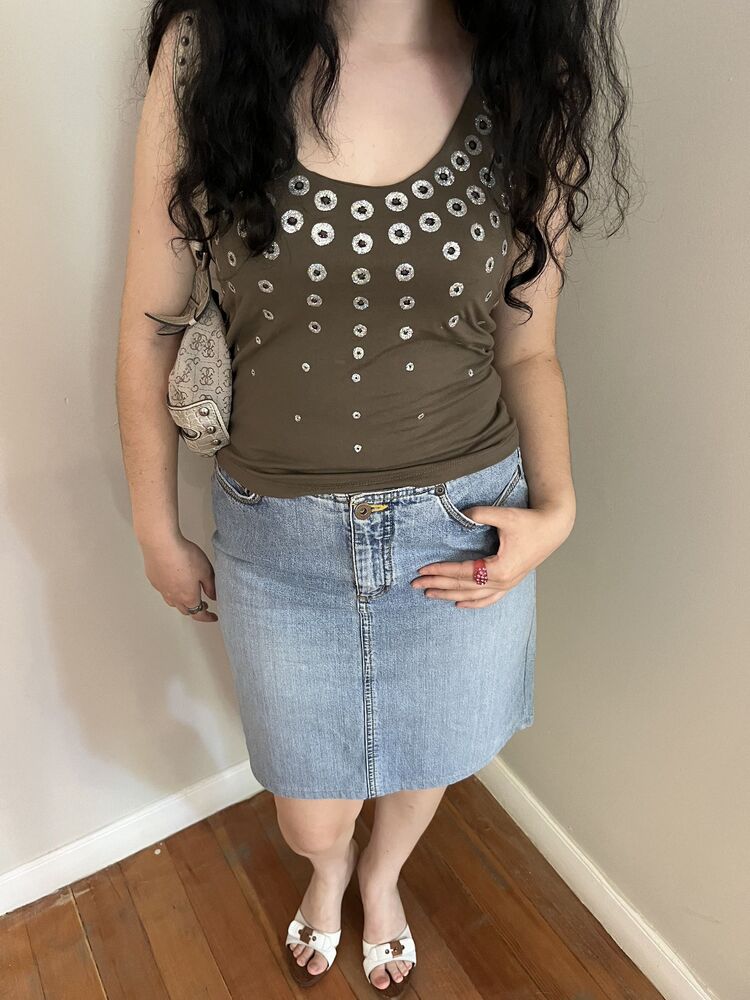 Denim skirt