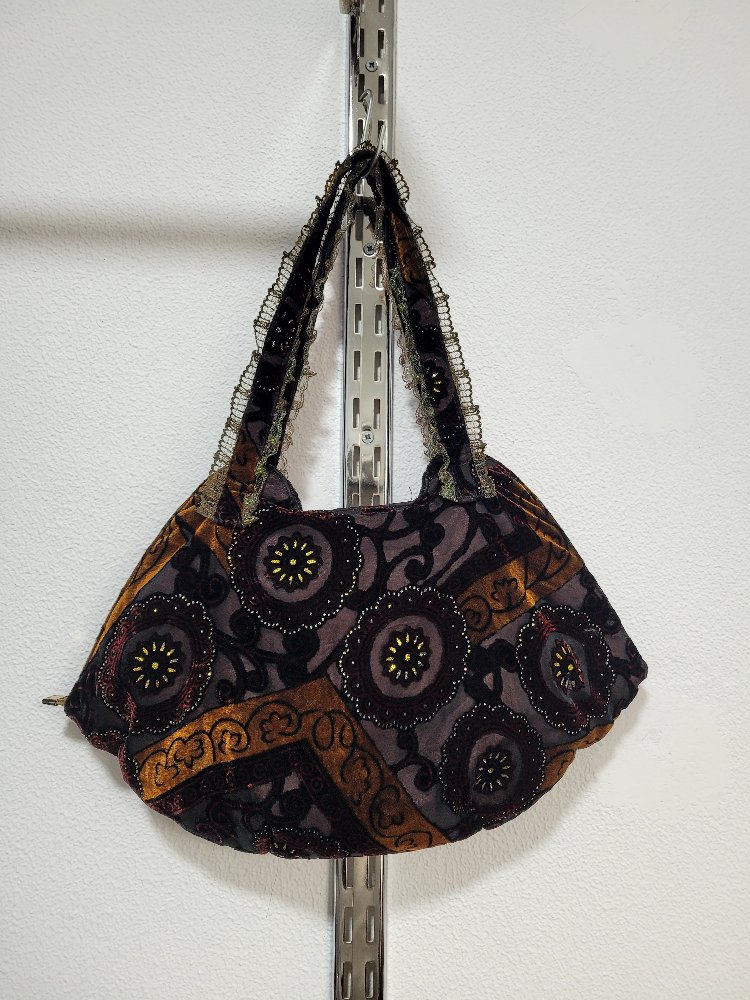 Victorian kadife çanta