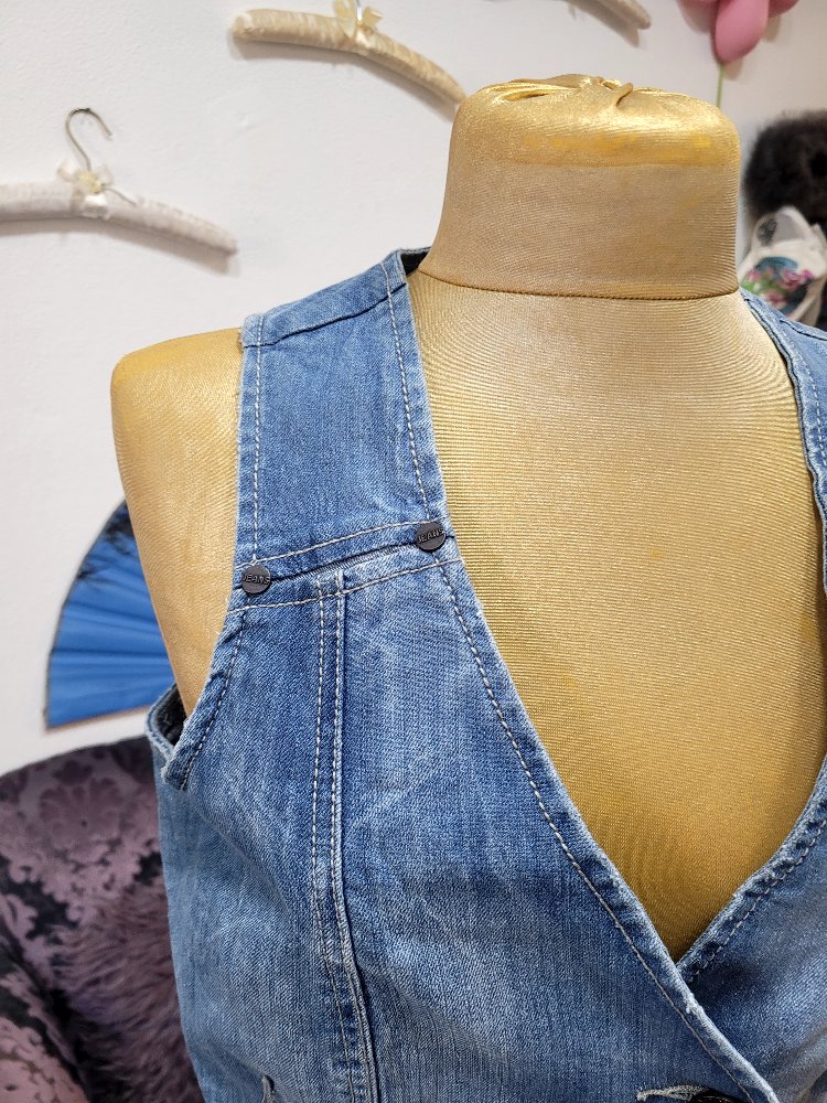 Denim Vest • kot yelek