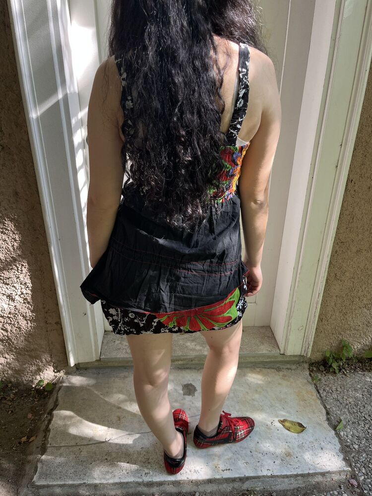 Flower uniq dress