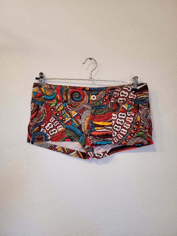 70s style mini şort