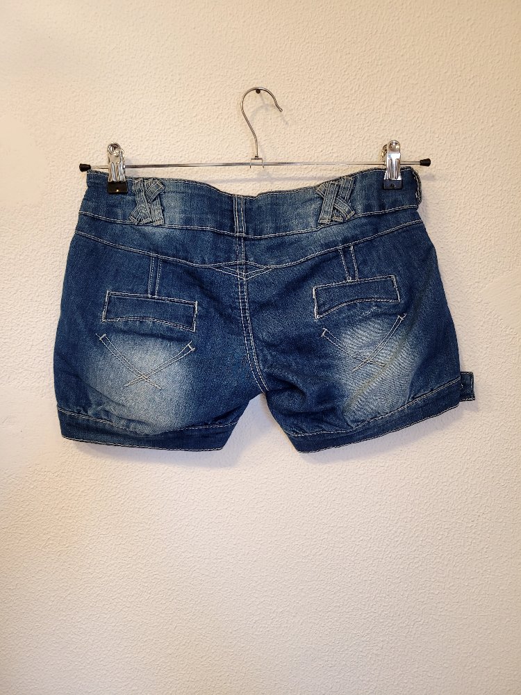 Mini denim şort