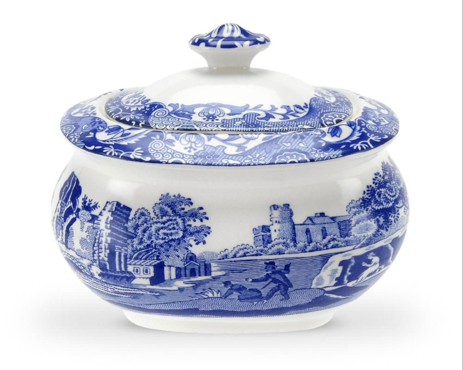 Spode Blue Italian Şekerlik