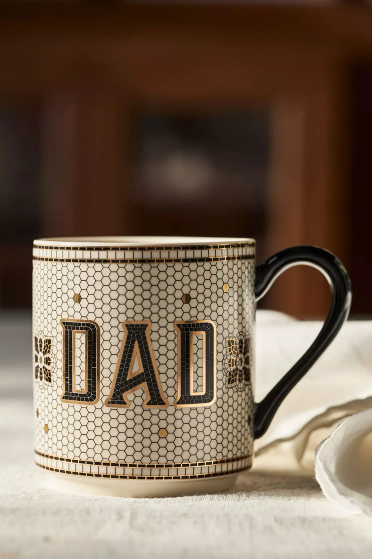 Anthropologie Bistro Tile DAD Kupa Bardak