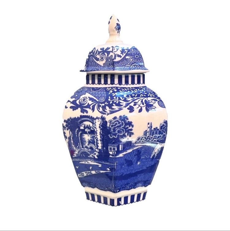 Spode Blue Italian Mini Vazo