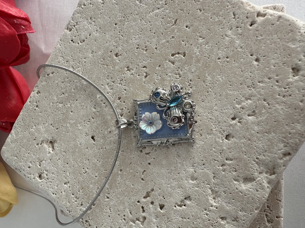 Silver Sanat Kolye | Çelik