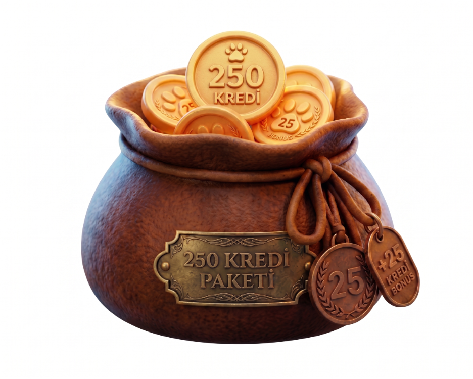 250 Kredi (+25 Bonus)