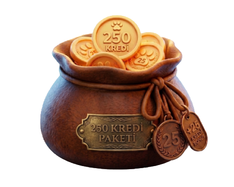250 Kredi (+25 Bonus)