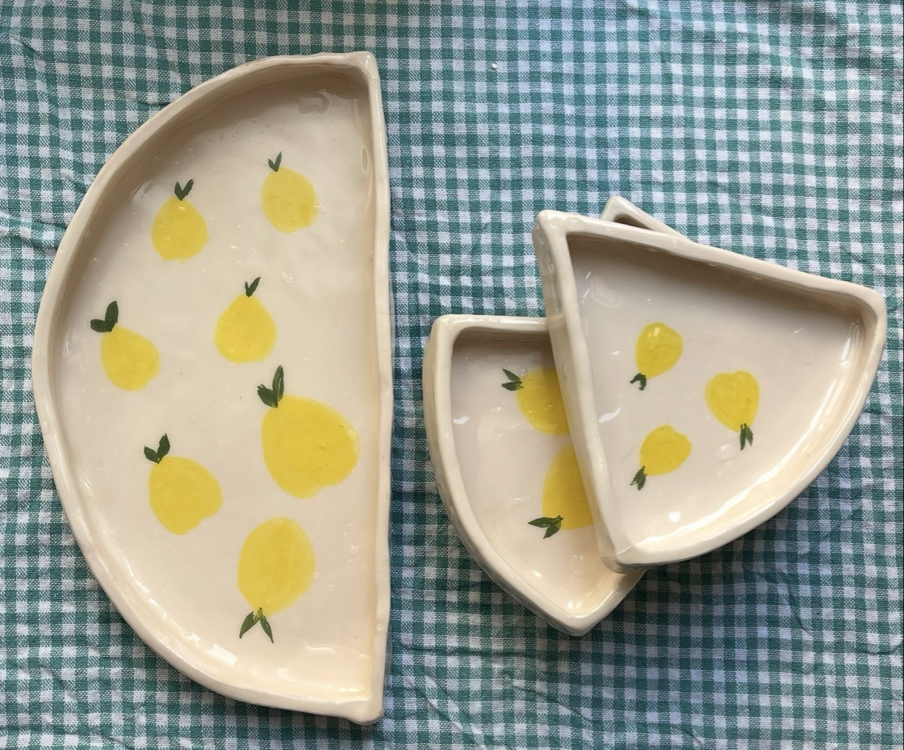 pizza Plate Set – 4 Pieces