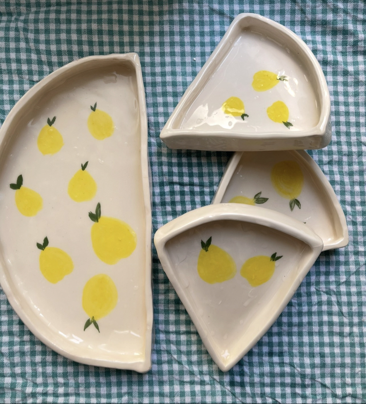 pizza Plate Set – 4 Pieces