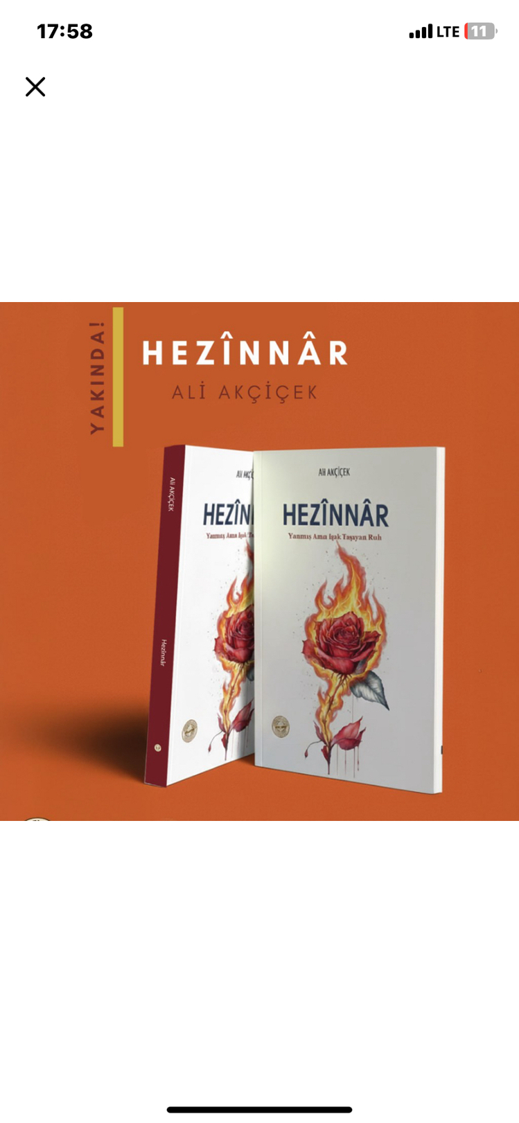 İmzalı(Yazardan)  Hezinnar Ali Akçiçek