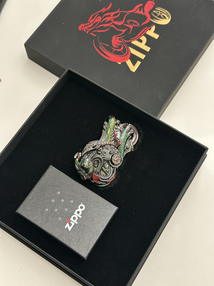 Ejderha Motor Zırhlı Limited Edition Zippo Çakmak