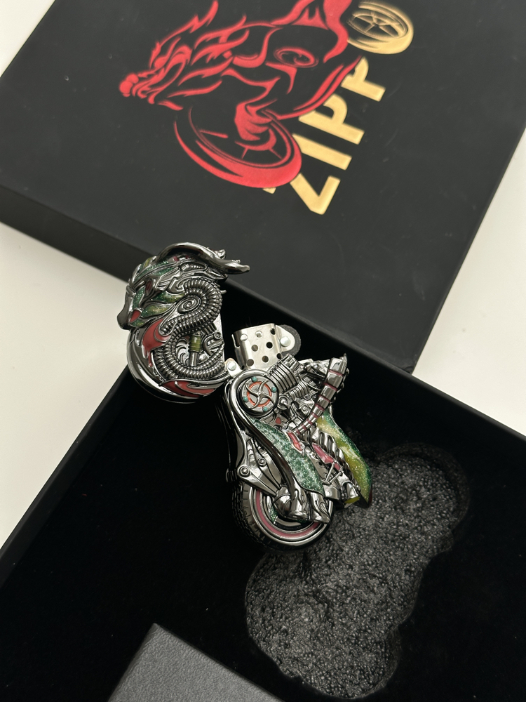 Ejderha Motor Zırhlı Limited Edition Zippo Çakmak