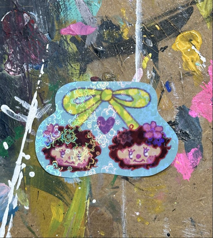 monchichi holografik sticker