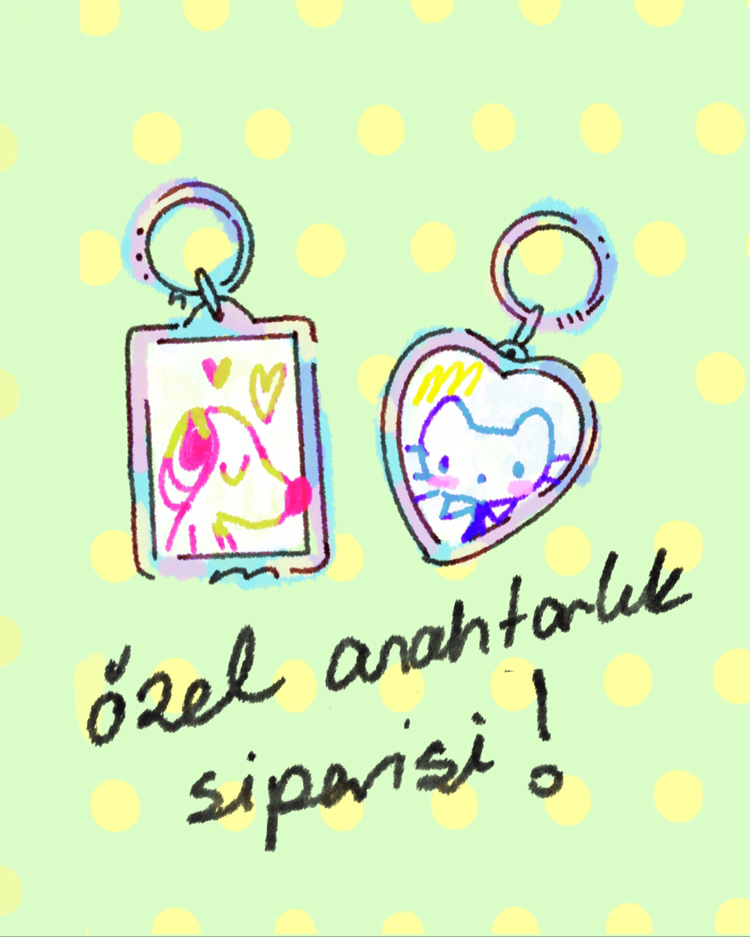 özel anahtarlık siparişi!