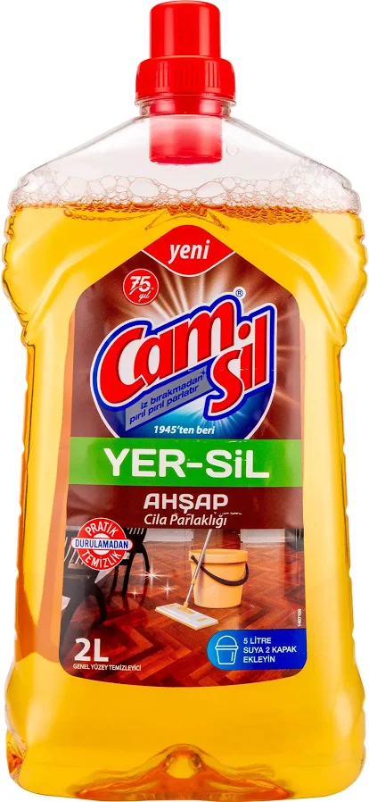 Camsil Yüzey Temizleyici Ahşap Parlak Cila 2 Litre