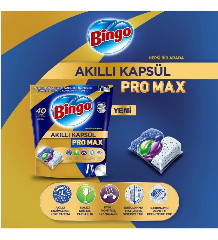 BINGO BUL.KAPSUL AKILLI PRO MAX 40'LI
