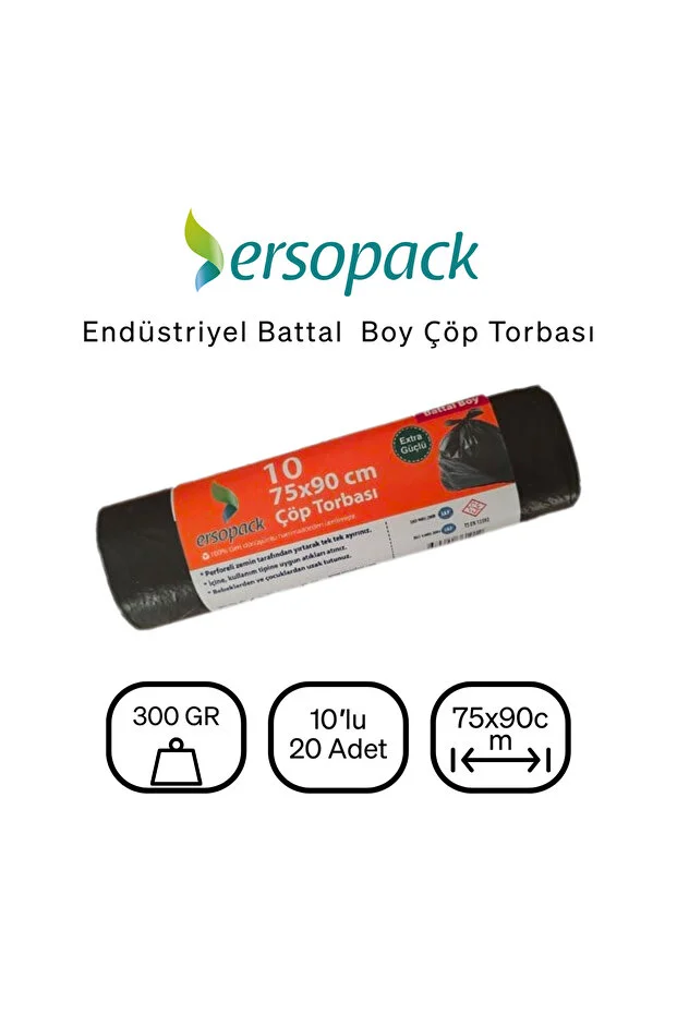 ÇÖP POŞETİ 75*90 300GR BATTAL